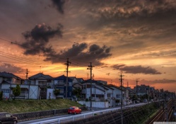 Sunset in Okazaki
