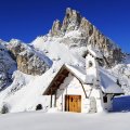 chapel on high on a mountain