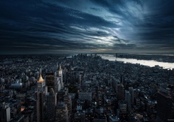 glorious view of new york city