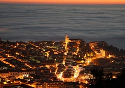sao lourenco portalegre portugal at dusk