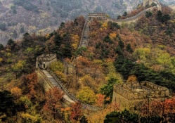 magnificent great wall landscape hdr