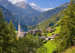 church in an austrian alpine village