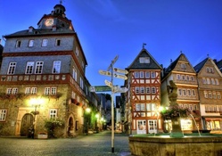town center in herborn germany