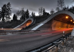 double road tunnels hdr