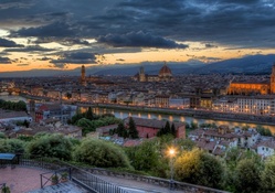 magnificent view of florence