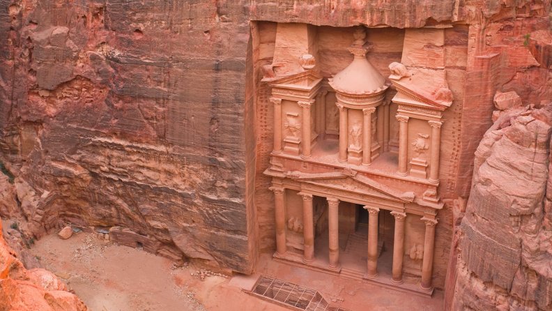 Ancient Temple in Petra, Jordon