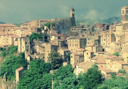 sorano hill town grosseto tuscany