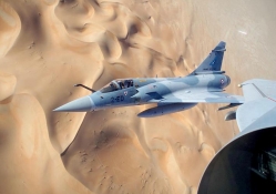 Mirage 2000 over Desert