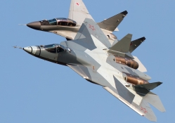 sukhoi and mig fighters