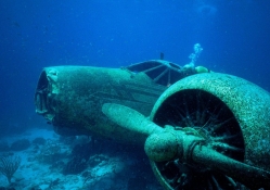 Aircraft underwater