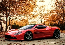 Aston Martin DBC Red