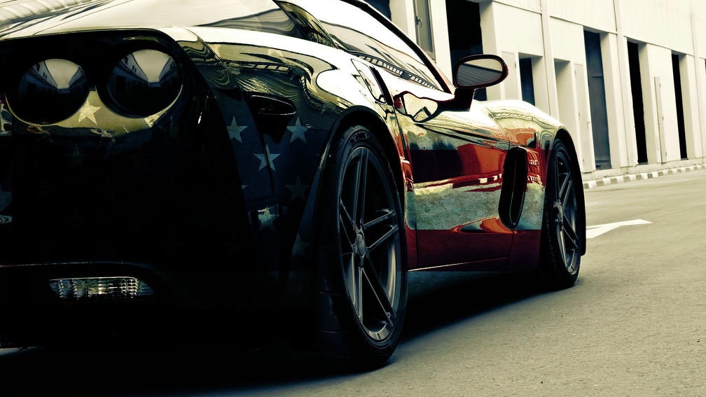 american_flag_corvette