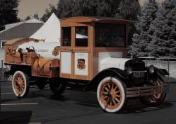 Antique GMC Fuel Truck