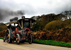 fantastic vintage steam tractor