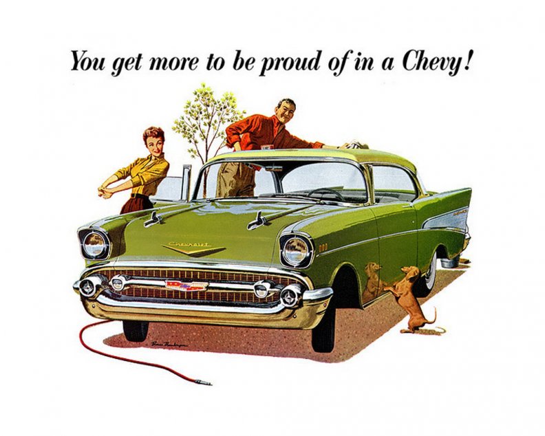 Vintage Chevy Ad