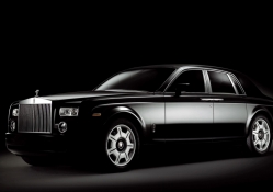 Black &amp; White Rolls Royce