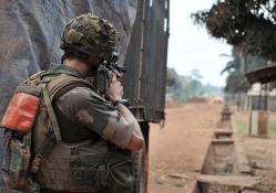 French Soldier in Central African Republic