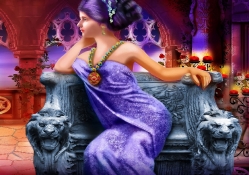 ~Gothic Lady in Purple~