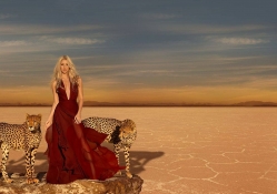 Shakira and Cheetahs