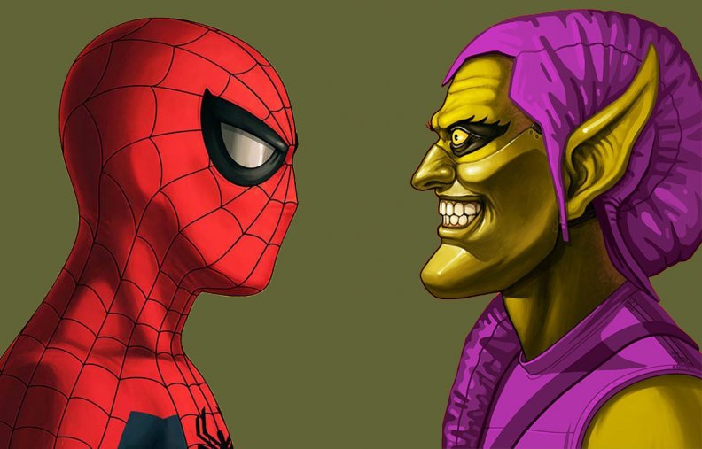 Spiderman And Green Goblin