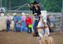 Roping Cowgirl