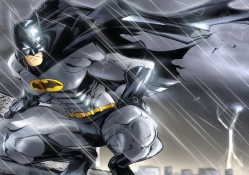 Batman In The Rain