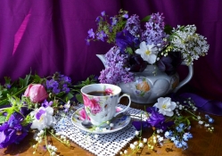 Tea with the scent of spring