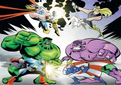 Avengers vs The Justice Friends