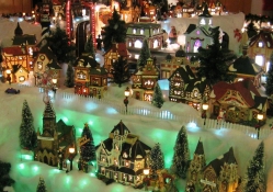 Peaceful Christmas Village