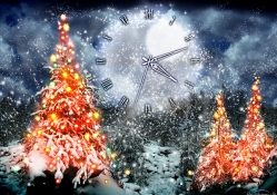 Christmas Forest / Clock