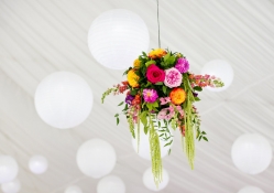 Hanging floral ball♥