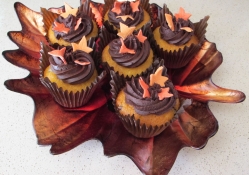 Invitation to autumn cupcakes