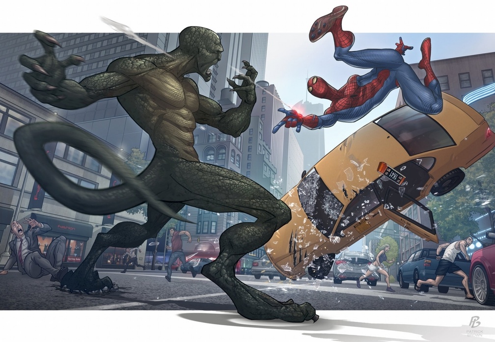 Spider_Man VS  The  Lizard