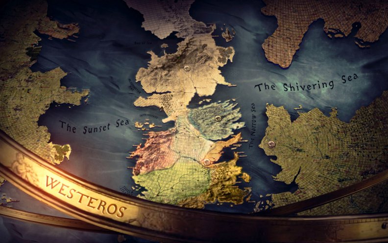 Game of Thrones _ Map Westeros