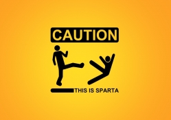 caution this is sparta