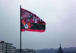 Christmas Flag (Liege, Belgium)