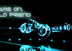 Tron Game ON OLd Friend