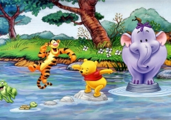 leap frof with pooh