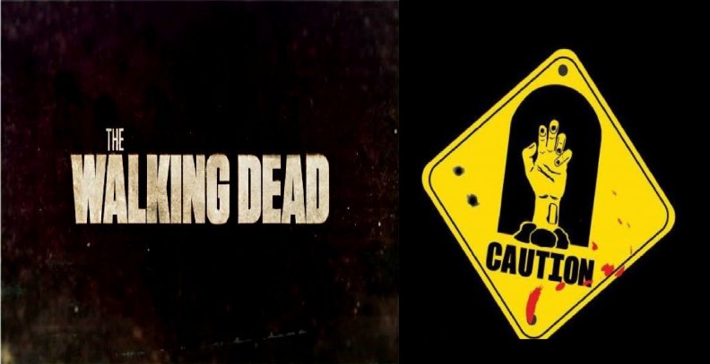 THE WALKING DEAD Sign