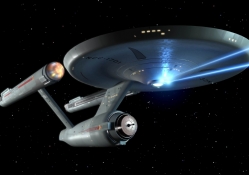 Star Trek HD 1701 Firing Phasers