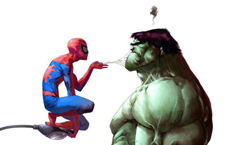 spiderman vs hulk