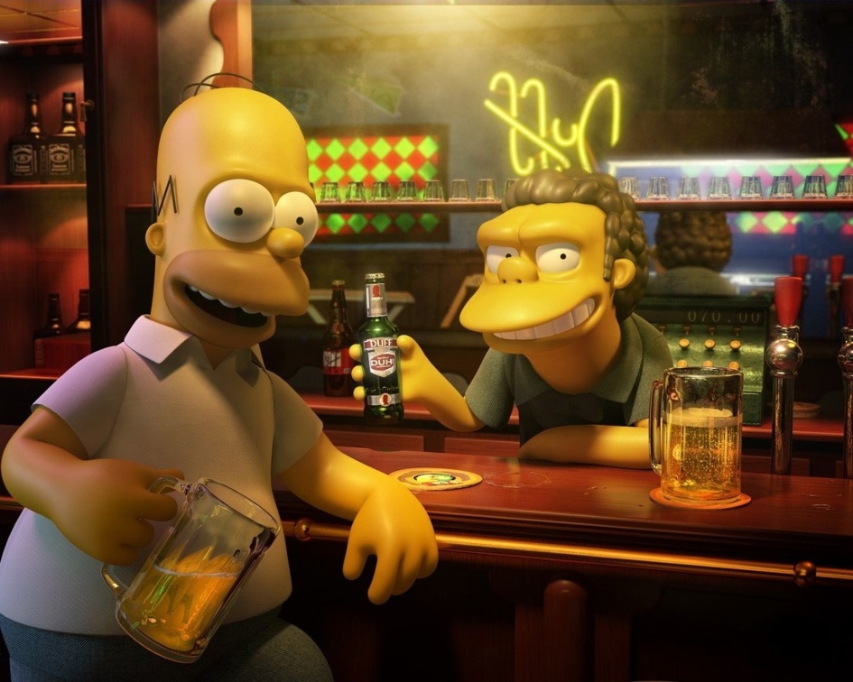 simpson and friend