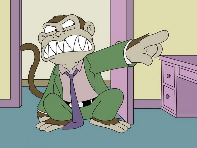 Evil Monkey in Biz Suit