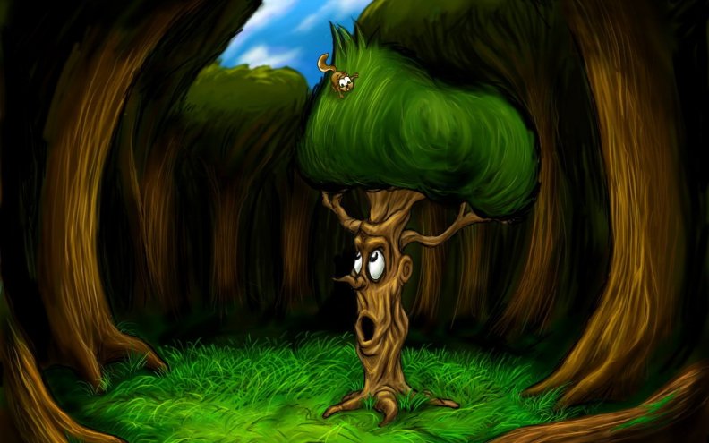 funny tree guy