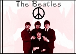 Beatles Pink Peace Desktop