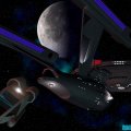 Star Trek Enterprise and Shuttle