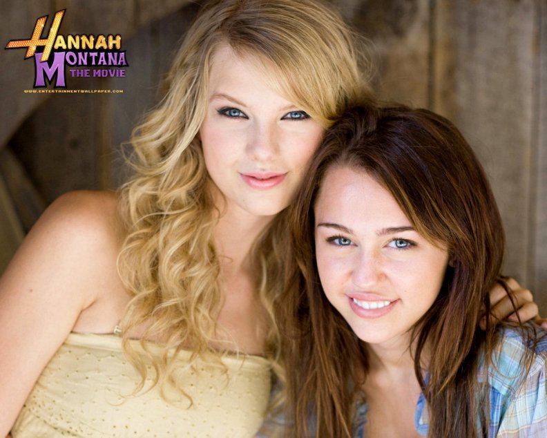 Miley Cyrus and Taylor Swift