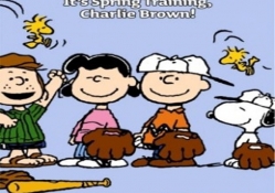 it's spring training charlie brown