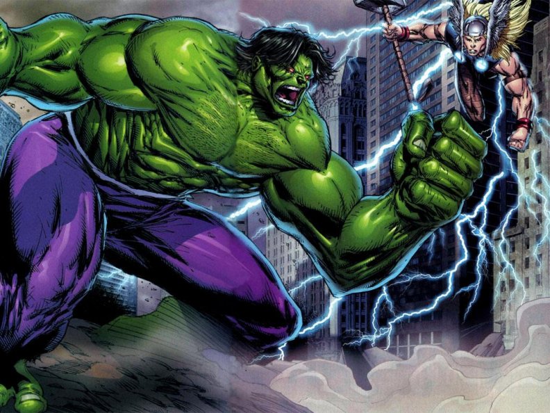 Hulk and Thor