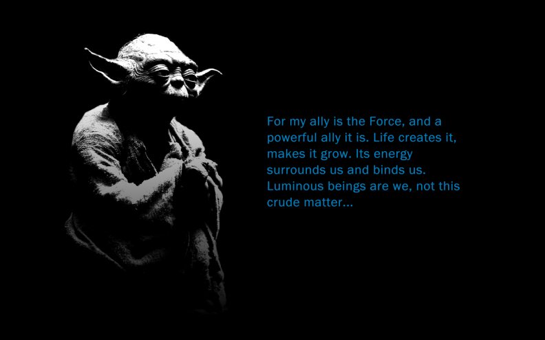 Yoda and The Force